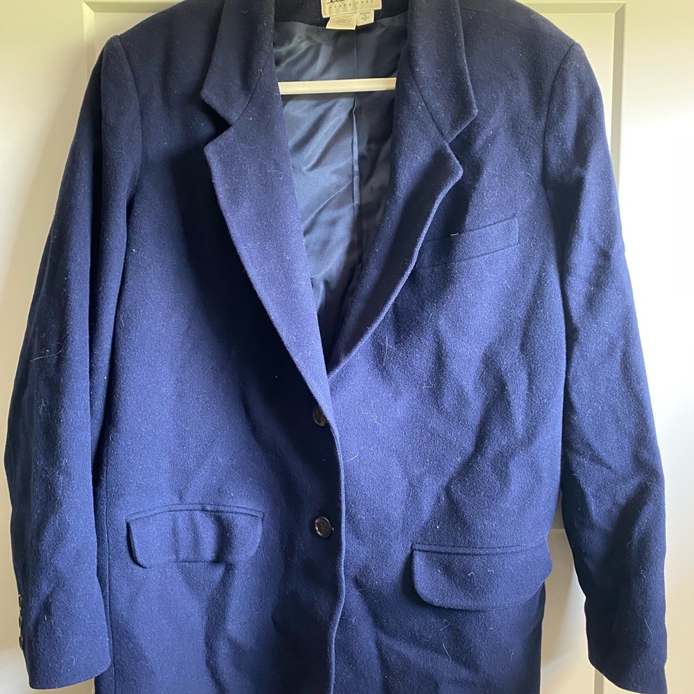 Eddie Bauer blue Wool Blazer